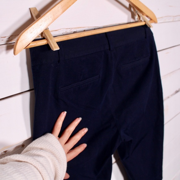 J. Crew Minnie Pant Stretch Twill Navy - Picture 5 of 10